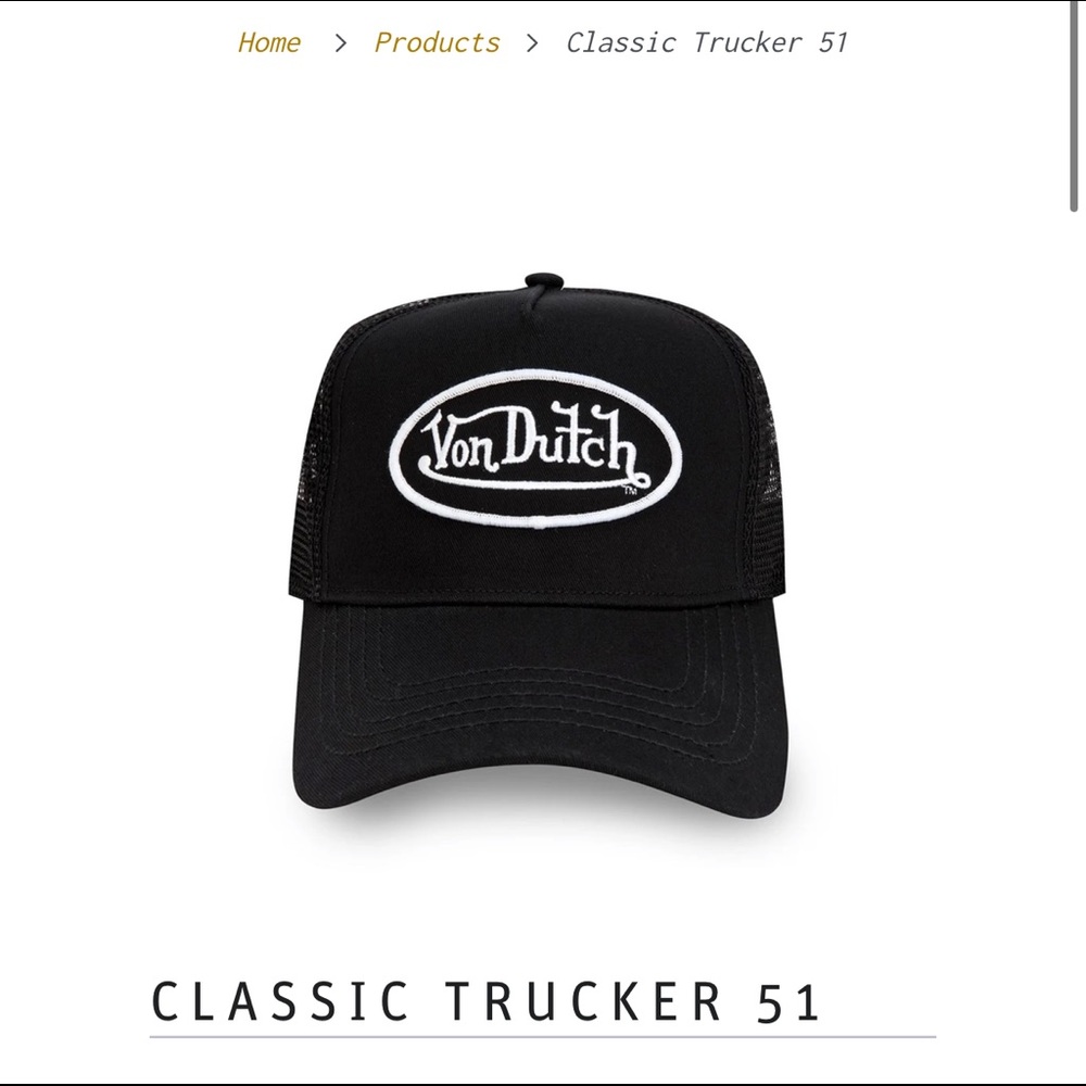 Vin dutch Classic trucker hat